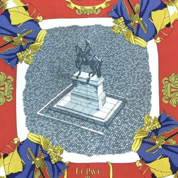 958200BR (S2) Hermes Scarf Multicolor Silk - Picture 6 of 9